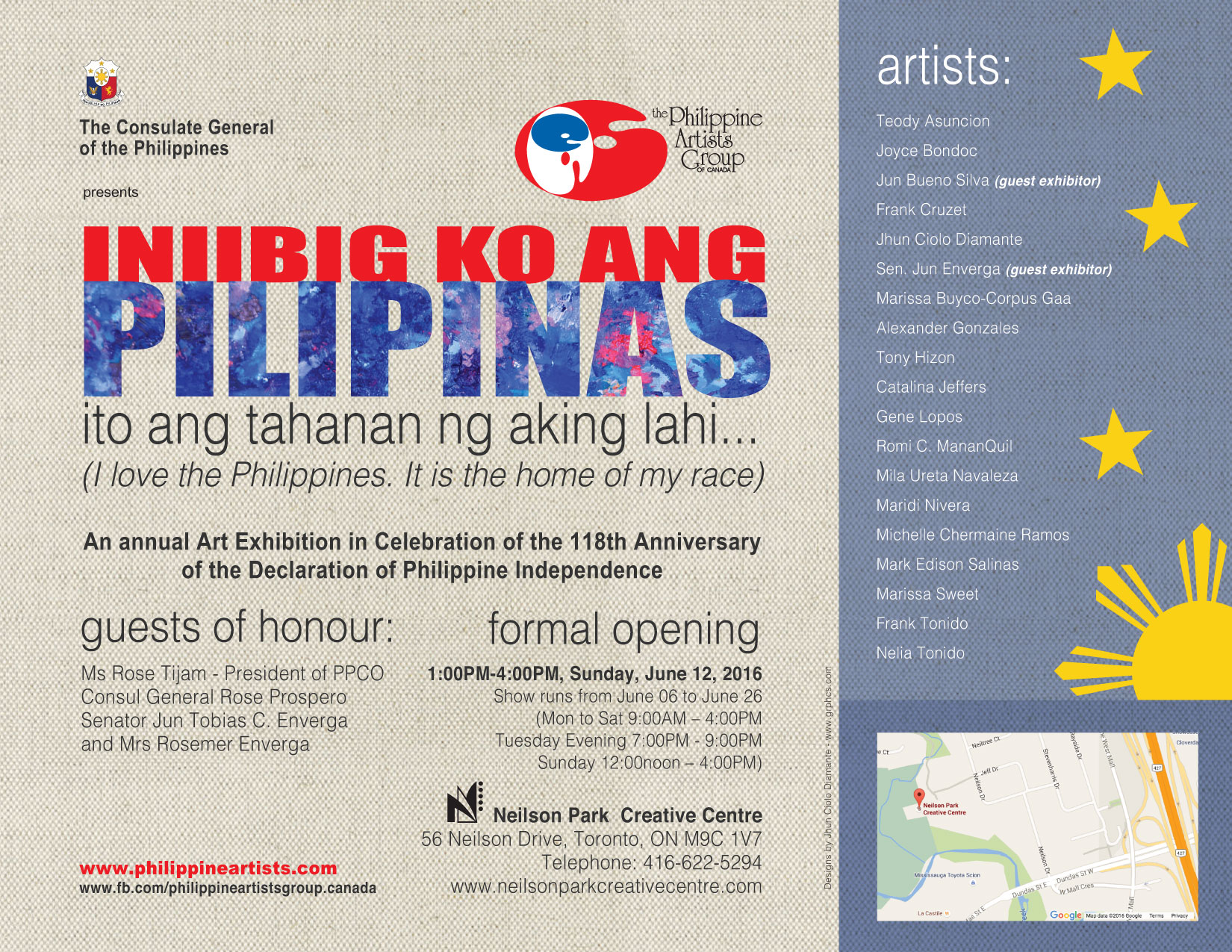 INIIBIG KO ANG PILIPINAS, ito ang tahanan ng aking lahi...(I love the Philippines. It is the home of my race)